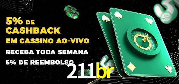 Promoções do cassino ao Vivo 211br